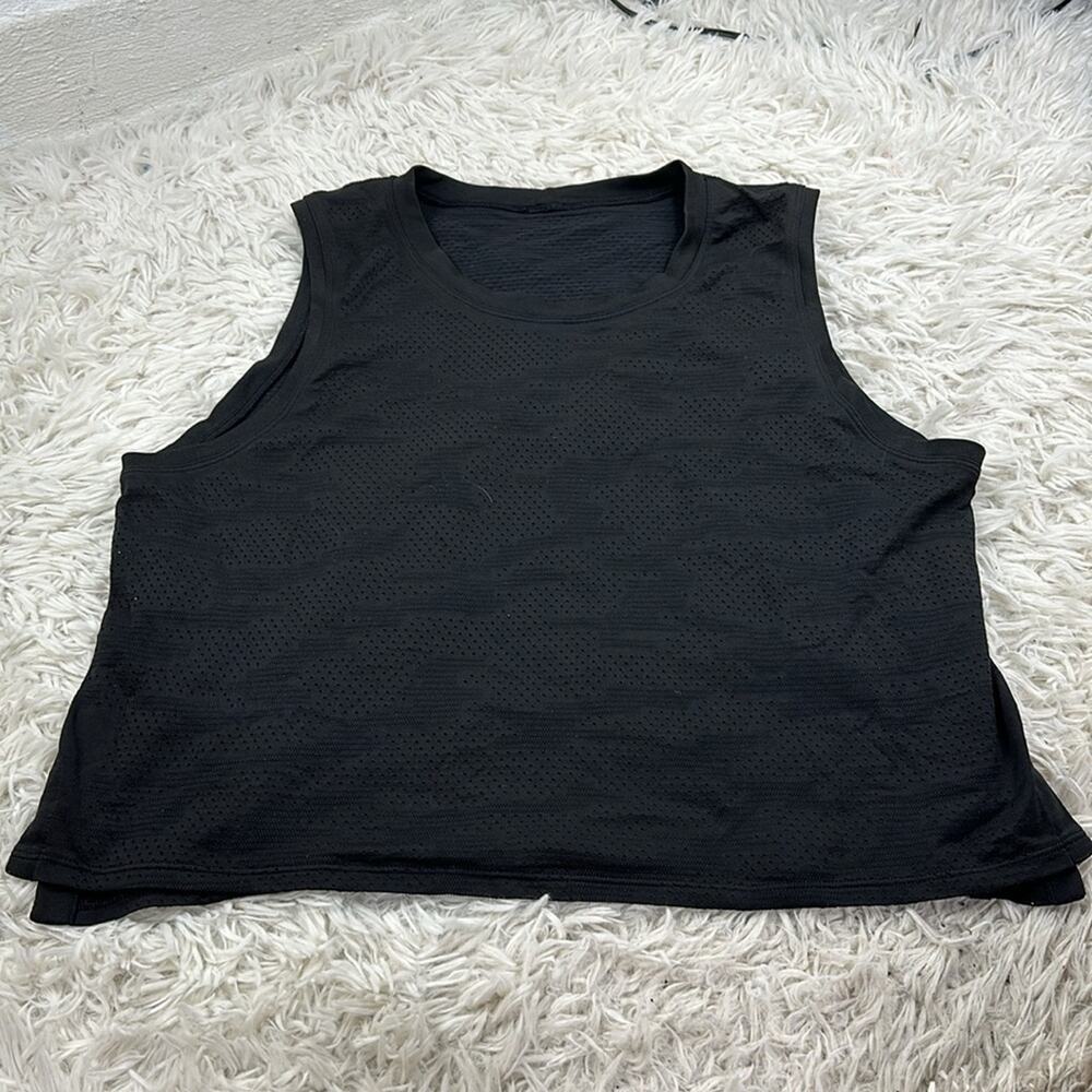 Lululemon Train to Be Tank *Camo Dot Camo Black